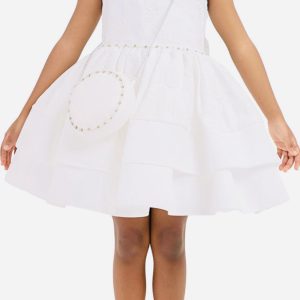 ROBE FILLE JUPE SUPERPOSÉE COLLECTION ELEGANCE